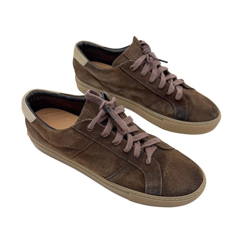 Greats Brown Suede Low-Top Sneakers